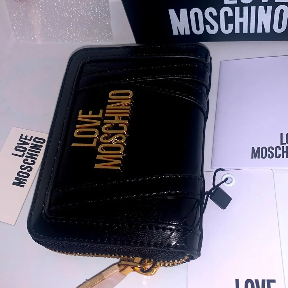 NWT Love Moschino Leather Wallet - Picture 5 of 7